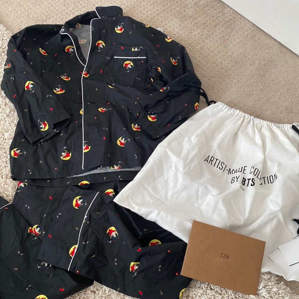 bts jin bad day pajamas